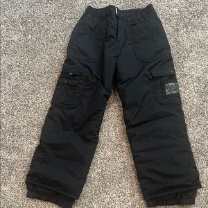 Roxy Kids Black Insulated Cargo Snow Pants